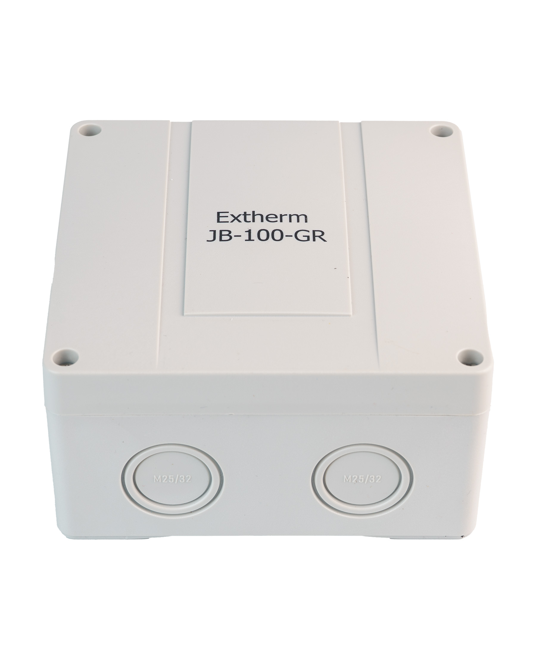 Extherm JB-100-GR коробка распределительная 140*140*76 мм IP 66, черная, в комплекте с клеммным рядом 10х10 мм², 76А