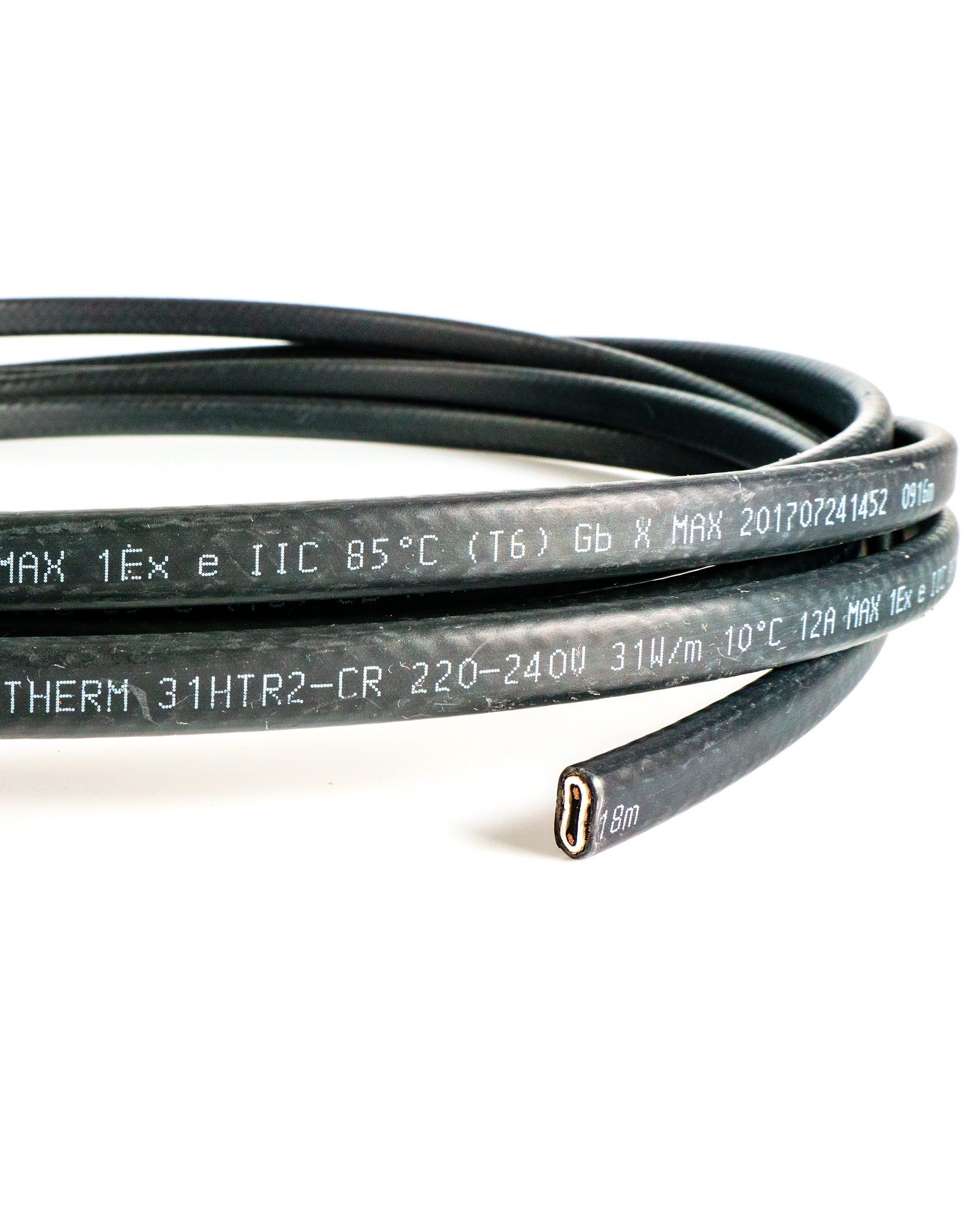 Extherm 10HXTR2-CT Саморегулирующийся нагревательный кабель промышленного применения 10 Вт/м, 16AWG, фторопласт
