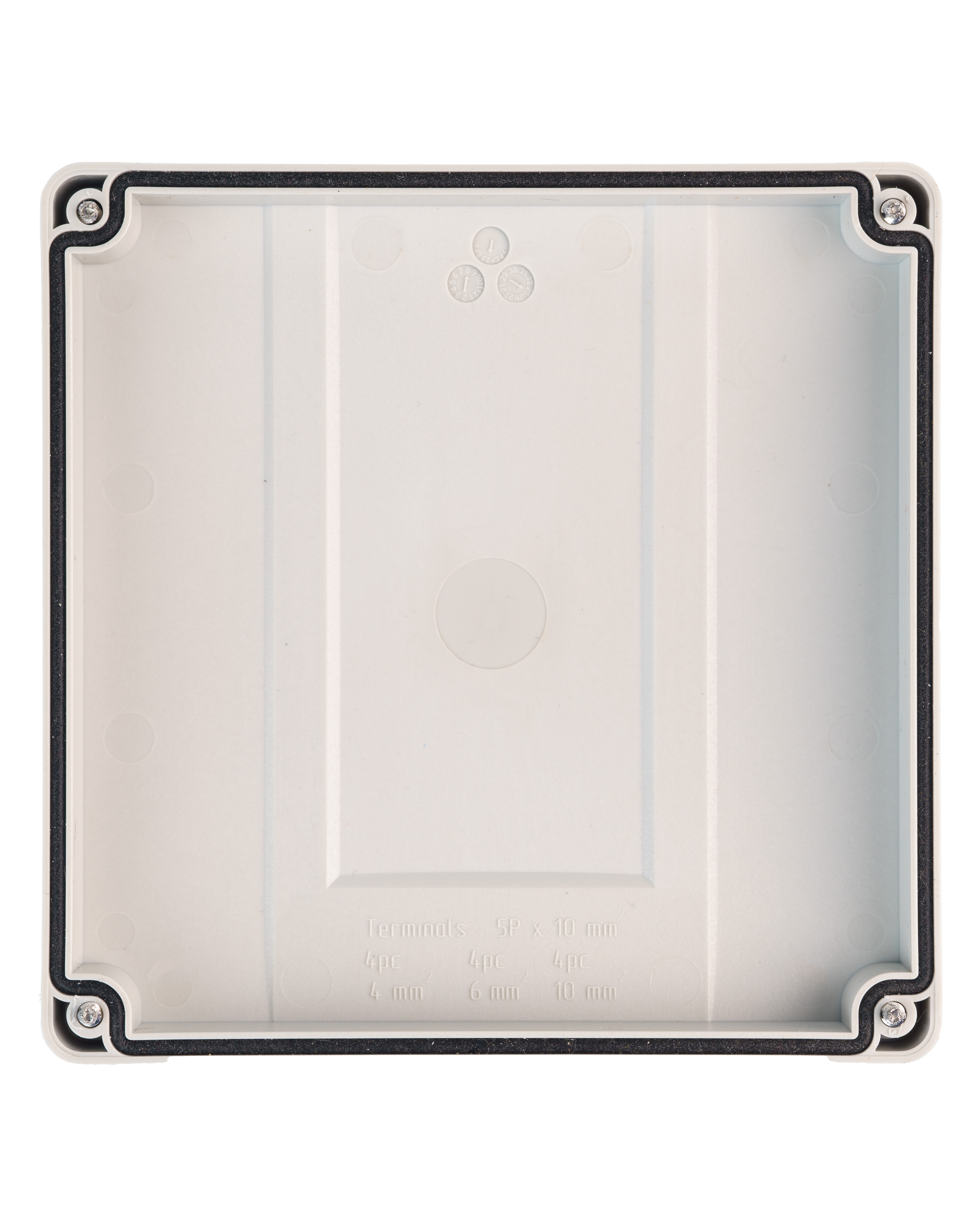 Extherm JB-100-GR коробка распределительная 140*140*76 мм IP 66, черная, в комплекте с клеммным рядом 10х10 мм², 76А