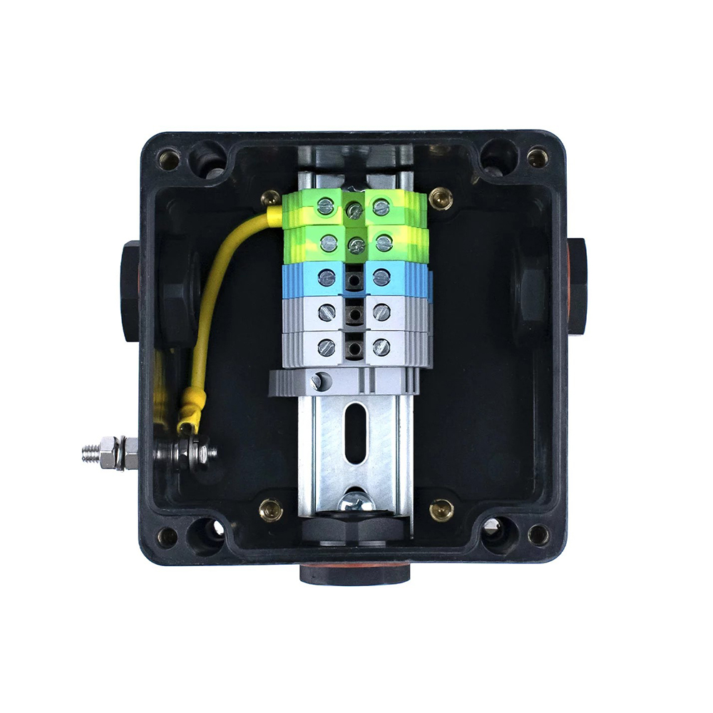 Extherm TermBox Ex 120 Коробка соединительная для соединения и разветвления кабелей нагревательных саморегулирующихся без опоры, 120*120*93 мм, УХЛ1, IP66, 1Ex e llC T6...T3GbX