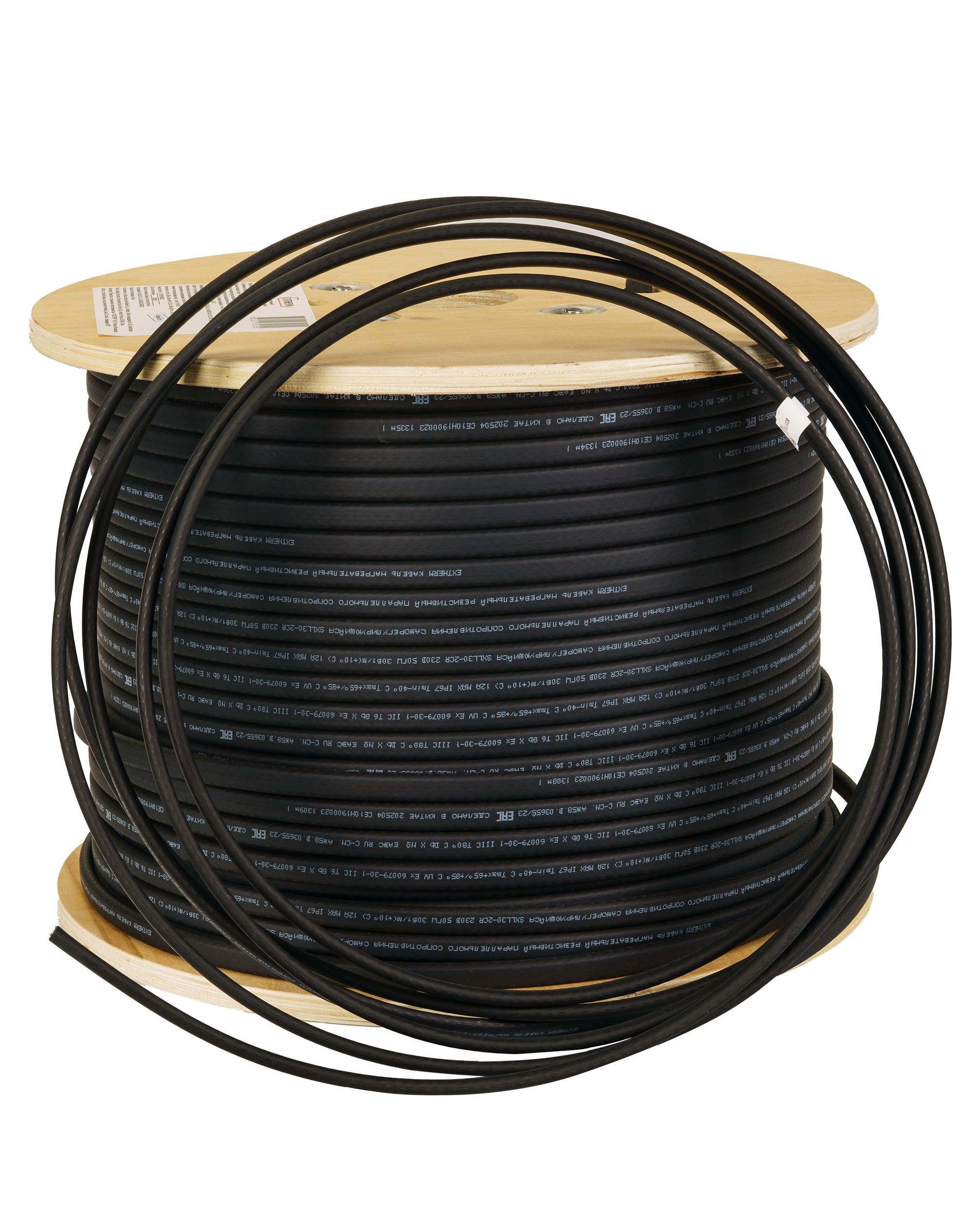 Extherm SXLL20-2CR Саморегулирующийся нагревательный кабель строительного применения (трубы) 20 Вт/м, 16AWG, термопласт