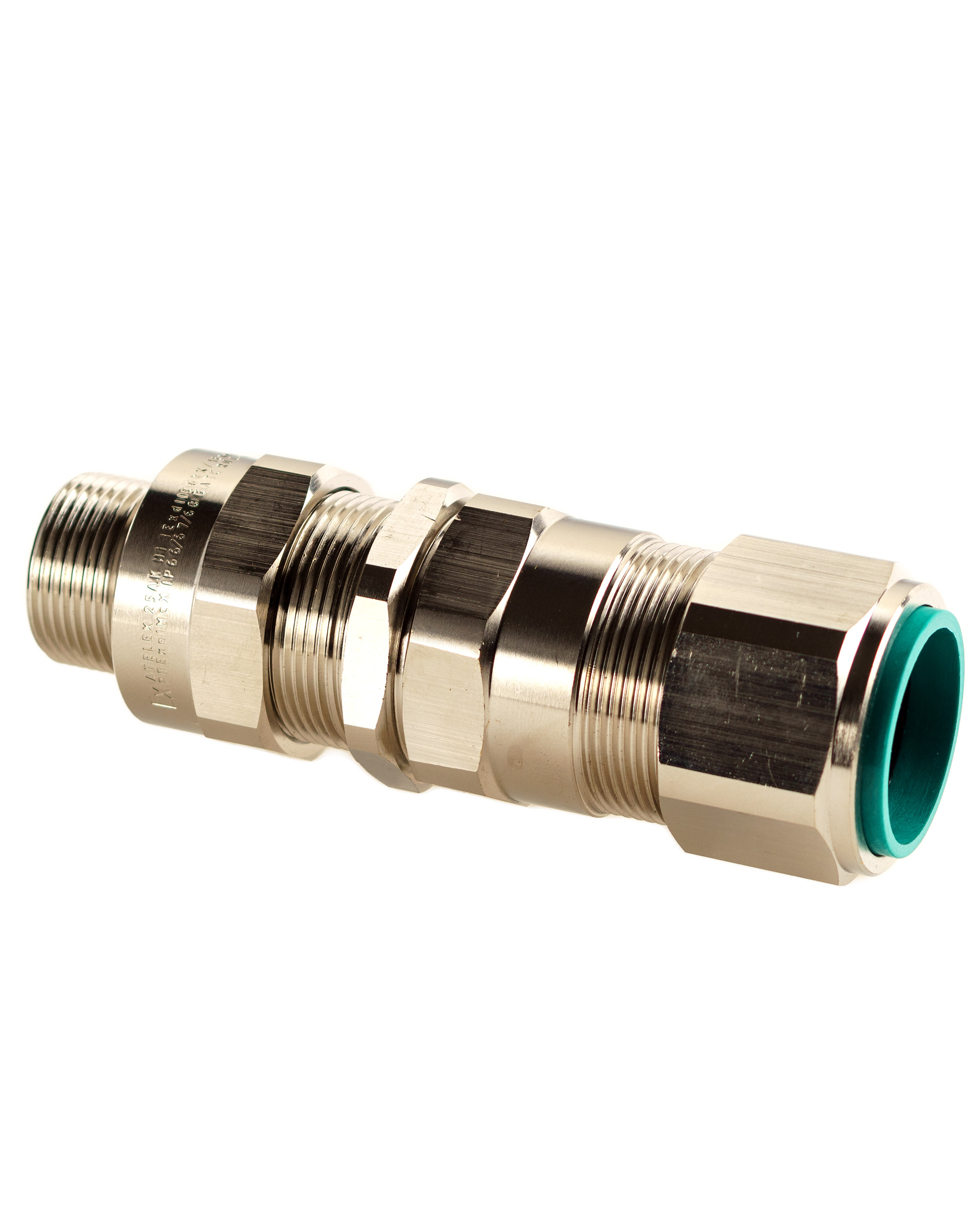 Extherm 25sAK 05 Кабельный ввод 25sAK (никелированная латунь) под бронированный кабель, d вн. 11,1-15,4 мм, d нар.14,0-22,0 мм, М25x1,5 6g