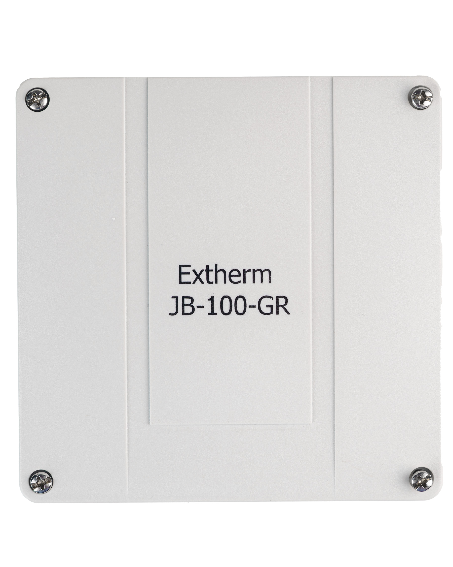 Extherm JB-100-GR коробка распределительная 140*140*76 мм IP 66, черная, в комплекте с клеммным рядом 10х10 мм², 76А