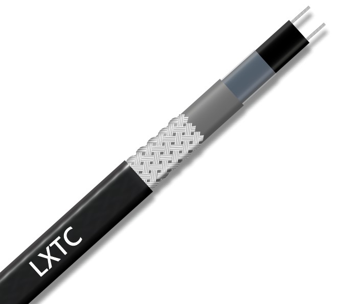 Extherm LXTC16-2CR Саморегулирующийся нагревательный кабель строительного применения (трубы) 16 Вт/м, термопласт