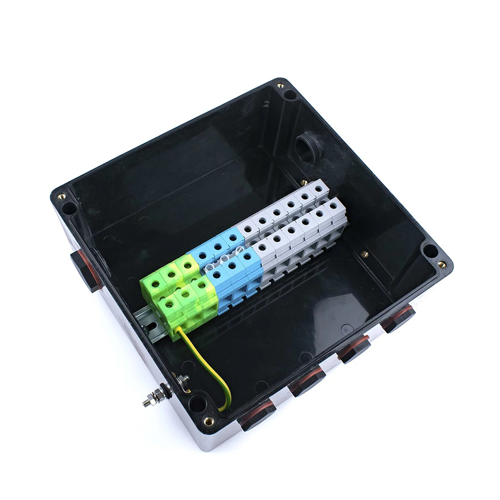 Extherm TermBox Ex 255-32 Коробка клеммная взрывозащищенная для соединения и разветвления силовых кабелей (в том числе бронированных), М25х4, М32х1, 255х250х122 мм, УХЛ1, IP66, 1Ех е IIC T6…Т3 Gb Х