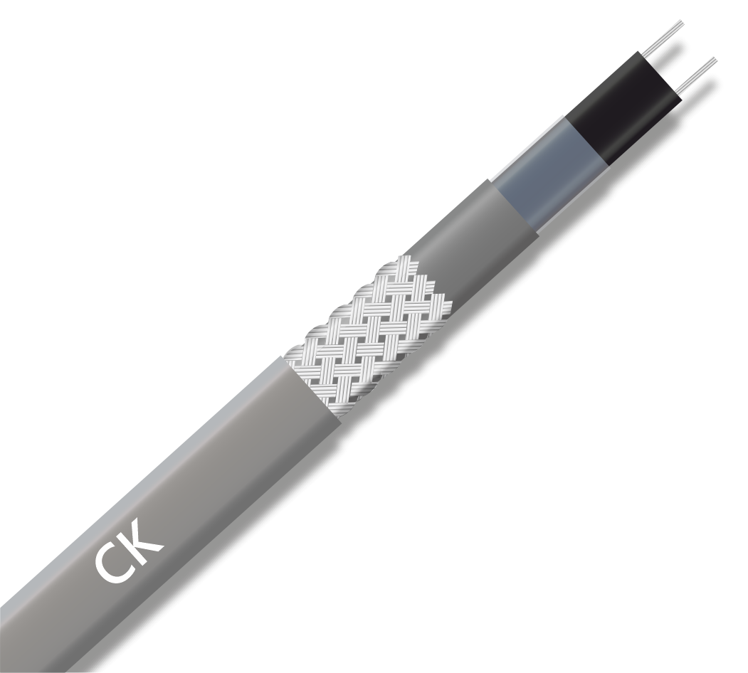 Extherm 18CK20-AT кабель нагревательный саморегулирующийся строительного применения (трубы), 18 Вт/м, термопласт