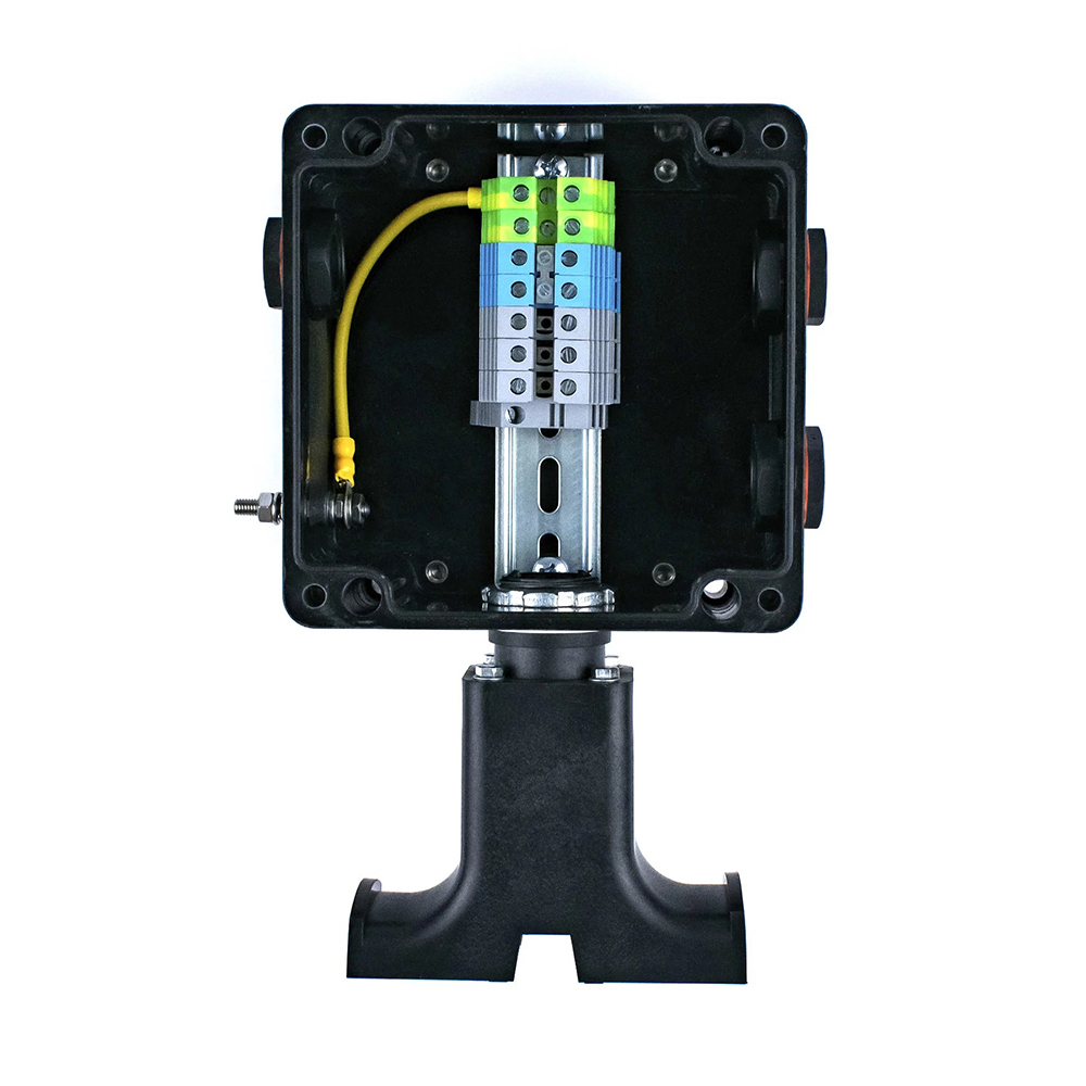 Extherm TermBox Ex 160N-L Коробка индикаторная на опоре, 160*160*92 мм, УХЛ1, IP66, 1Ex e llC T6...T3GbX