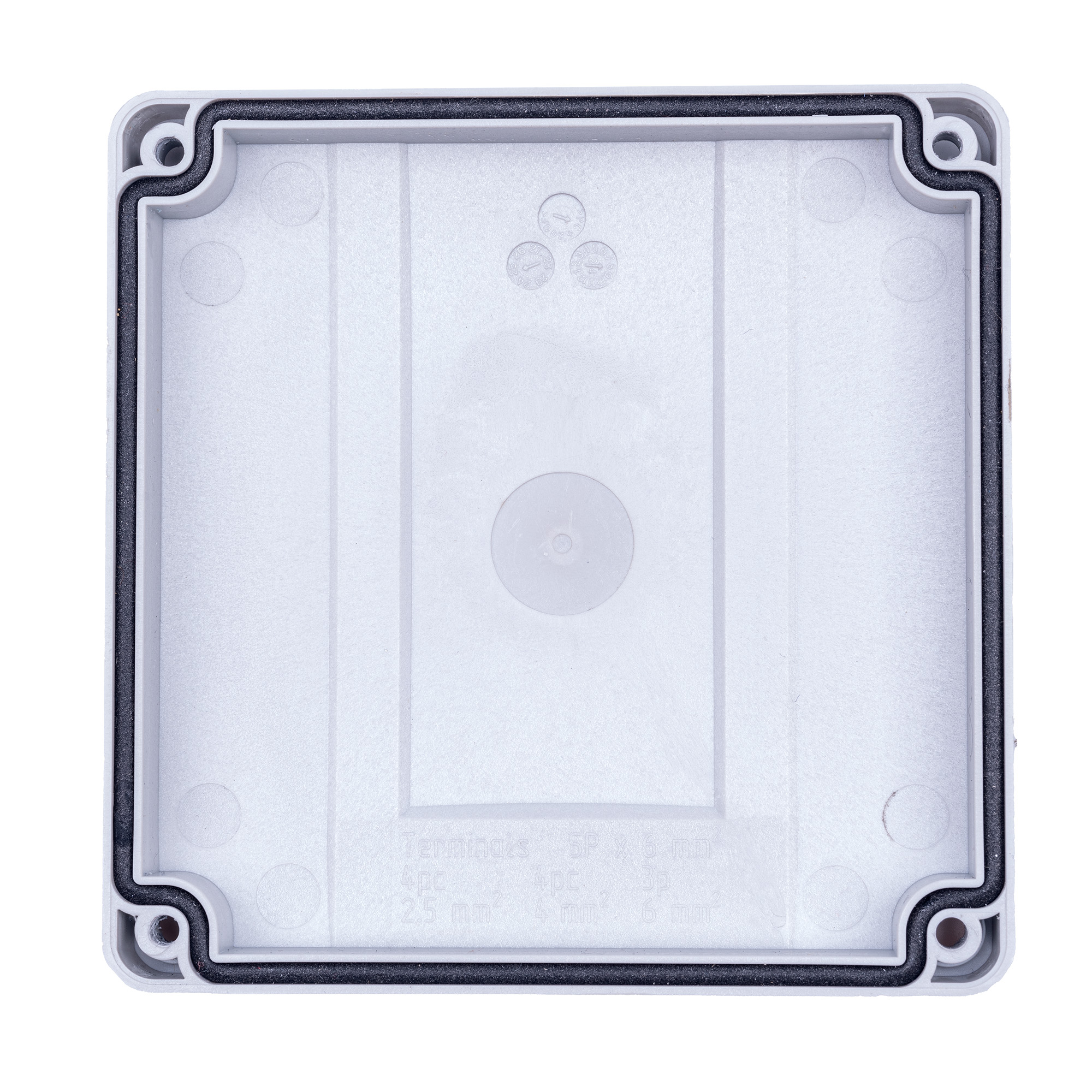 Extherm JB-60-GR Коробка распределительная, IP 66, серая, в комплекте с клеммным рядом 5х6 мм², 41А
