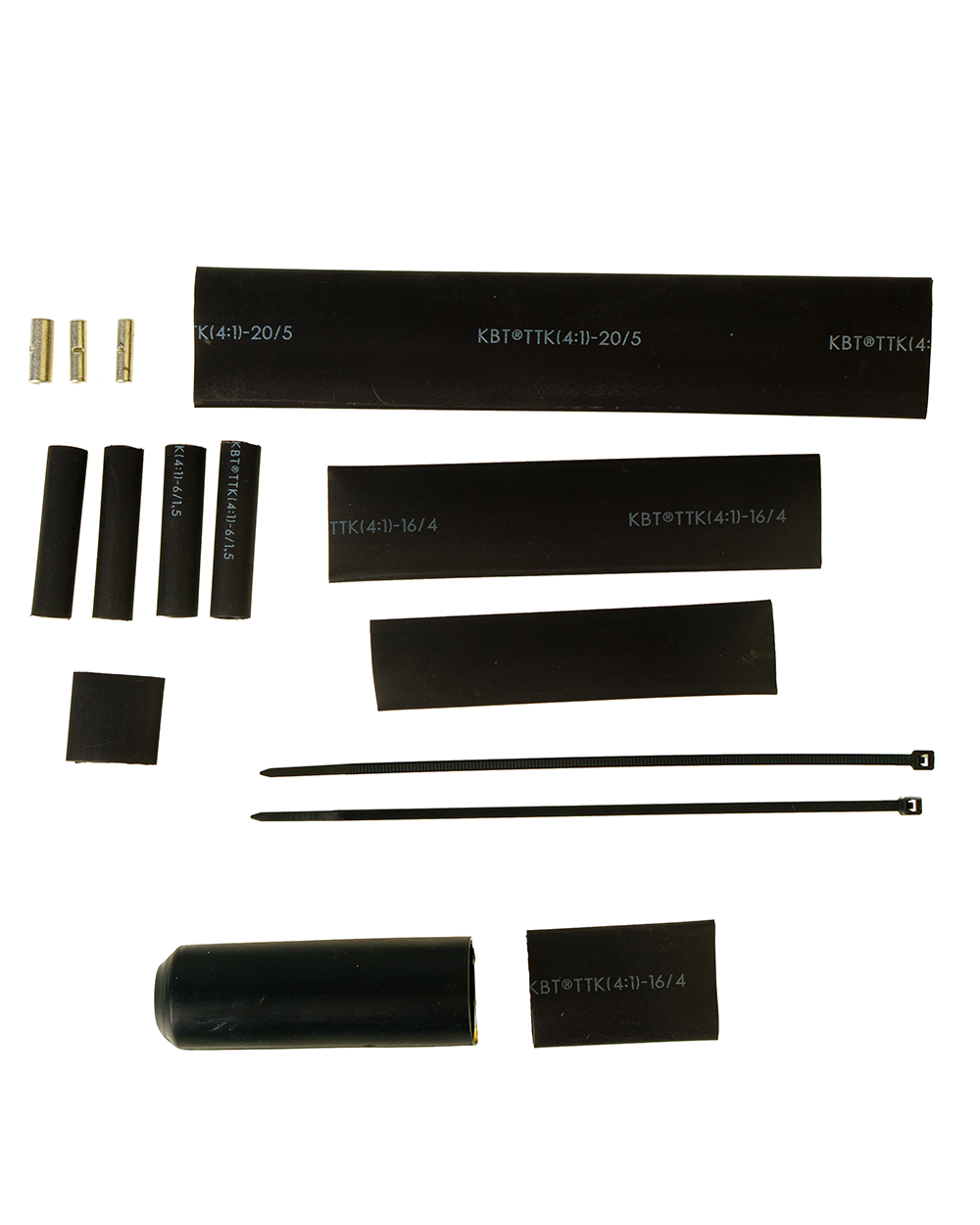 Extherm Con/T/END splice Комплект для ремонта/соединения и оконцевания саморегулирующихся кабелей термоусадочный, до 110 °С