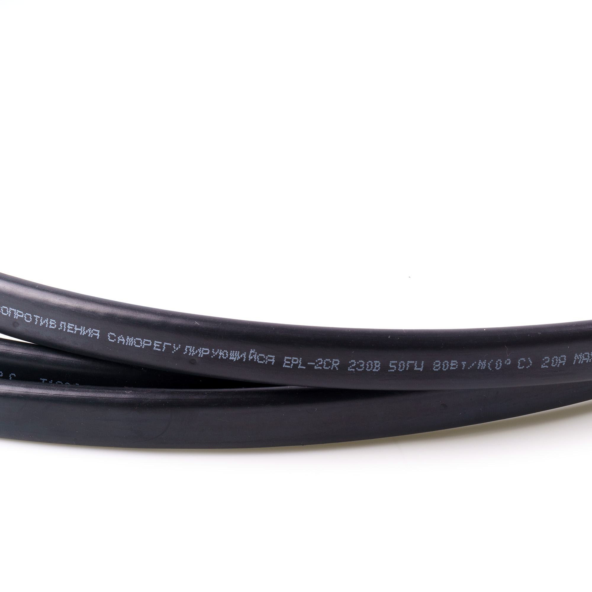 Extherm EPL-2CR-250 Кабель нагревательный саморегулирующийся 80 Вт/м при 0°С в бетоне (открытые площадки, подъездные пути, тротуары), термопласт, катушка 250 м.