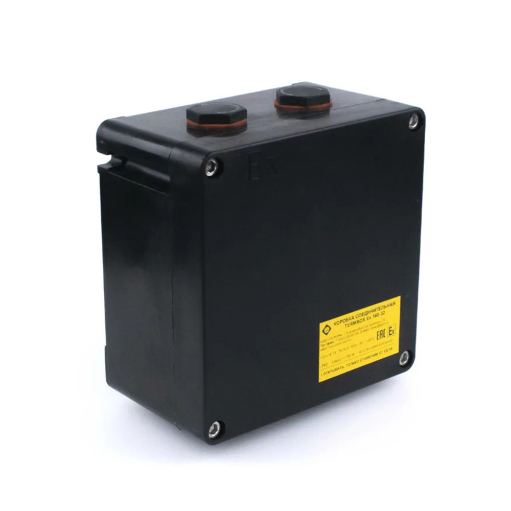Extherm TermBox Ex 160-32 Коробка соединительная без опоры для соединения и разветвления кабелей нагревательных саморегулирующихся 160*160*92 мм, УХЛ1, IP66, 1Ex e llC T6...T3GbX