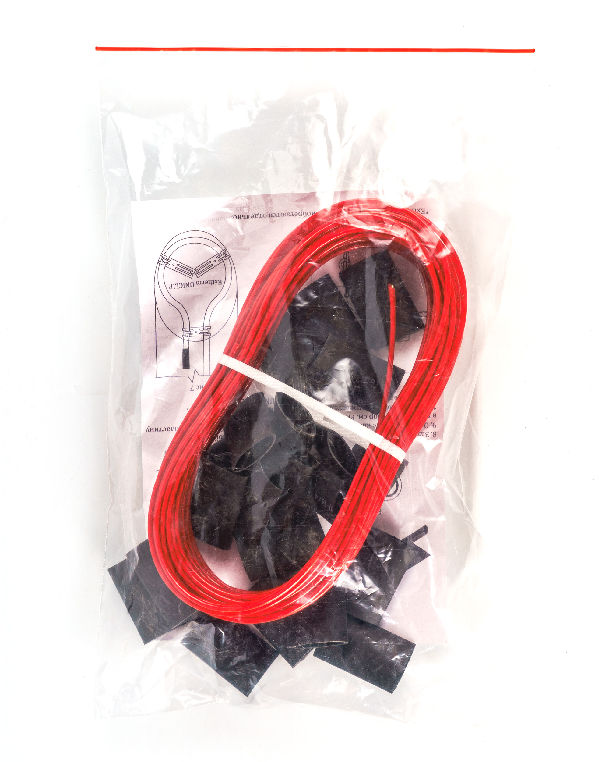 Extherm DRAIN/1 Комплект крепежа в водосточную трубу в 1 нитку, 20 м (трос+крепежи)