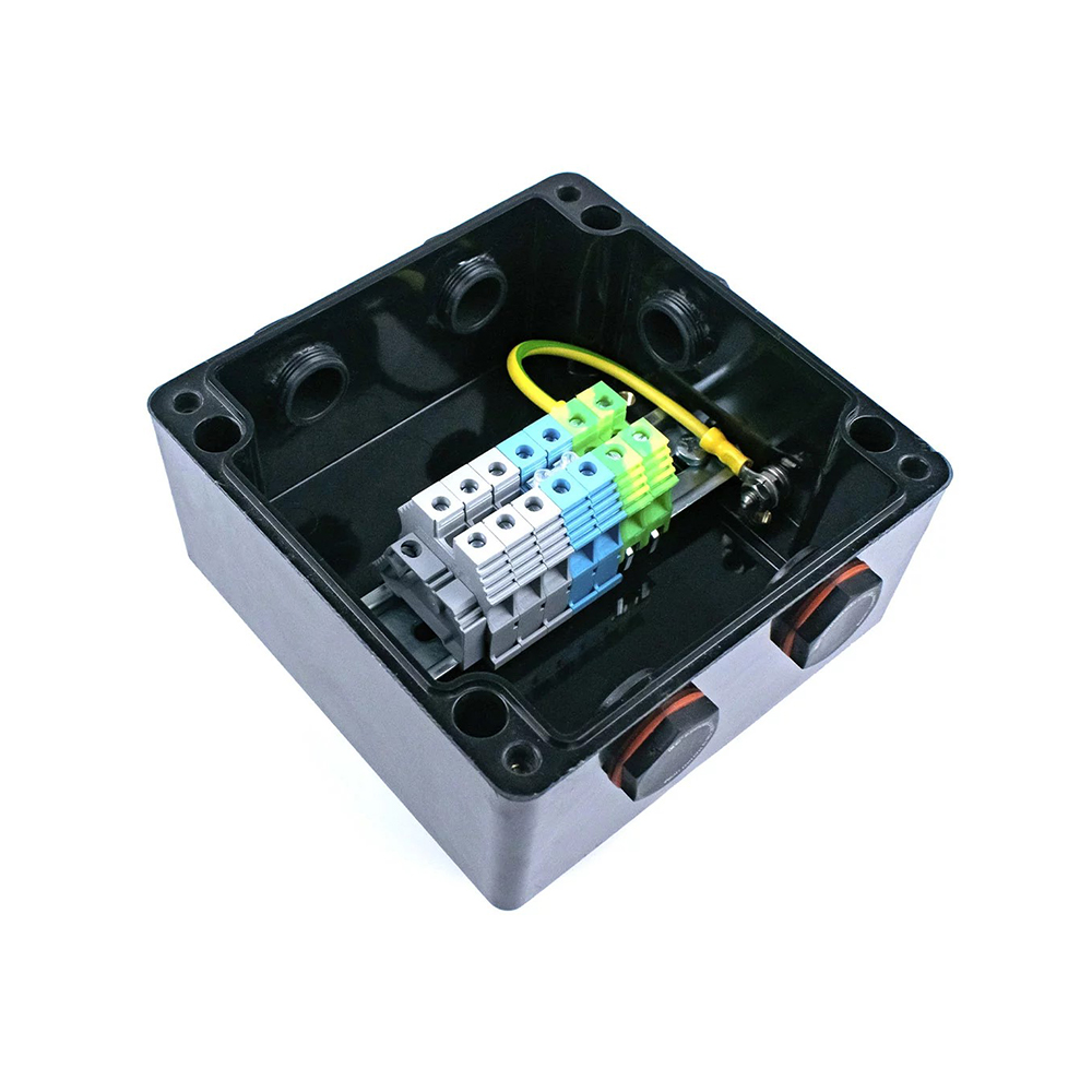 Extherm TermBox Ex 160 Коробка соединительная без опоры для соединения и разветвления кабелей нагревательных саморегулирующихся 160*160*92 мм, УХЛ1, IP66, 1Ex e llC T6...T3GbX