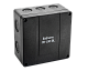 Extherm JB-100-BL коробка распределительная 140*140*76 мм IP 66, черная, в комплекте с клеммным рядом 10х10мм², 76А