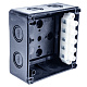 Extherm JB-60-BL Коробка распределительная, IP 66, черная, в комплекте с клеммным рядом 5х6 мм², 41А