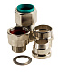 Extherm 25sAK 05 Кабельный ввод 25sAK (никелированная латунь) под бронированный кабель, d вн. 11,1-15,4 мм, d нар.14,0-22,0 мм, М25x1,5 6g
