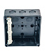 Extherm JB-100-BL коробка распределительная 140*140*76 мм IP 66, черная, в комплекте с клеммным рядом 10х10мм², 76А