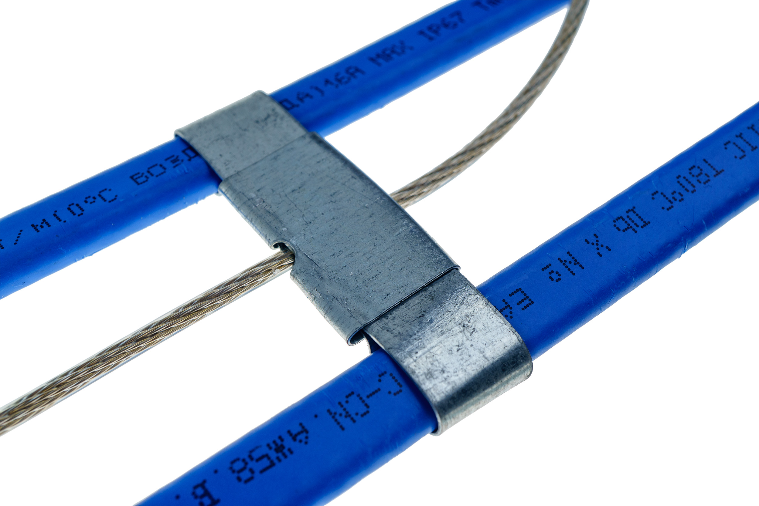 Extherm DRAIN/2 Комплект крепежа в водосточную трубу в 2 нитки, 20 м (трос+крепежи)